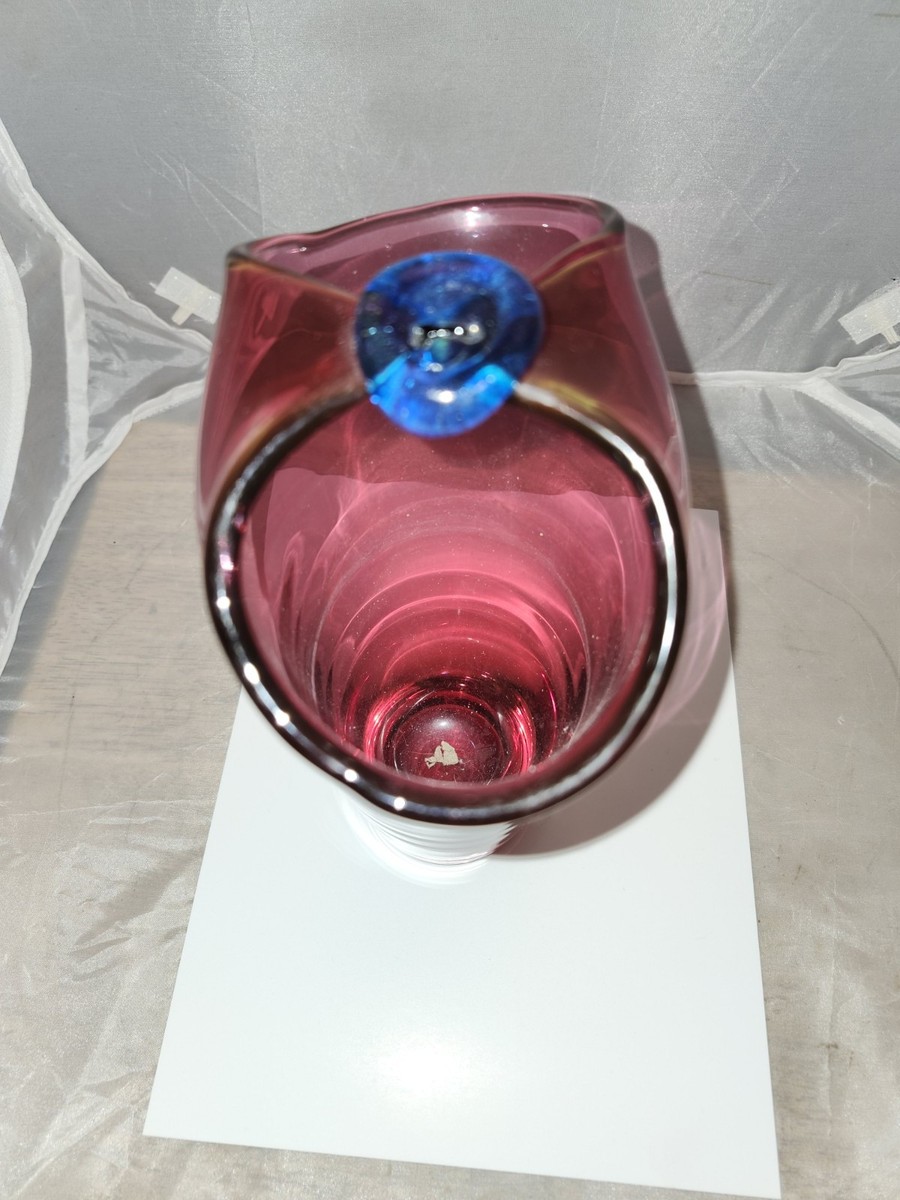 Strombergshyttan Vase Signed Stromberg Sweden Rare Free Form