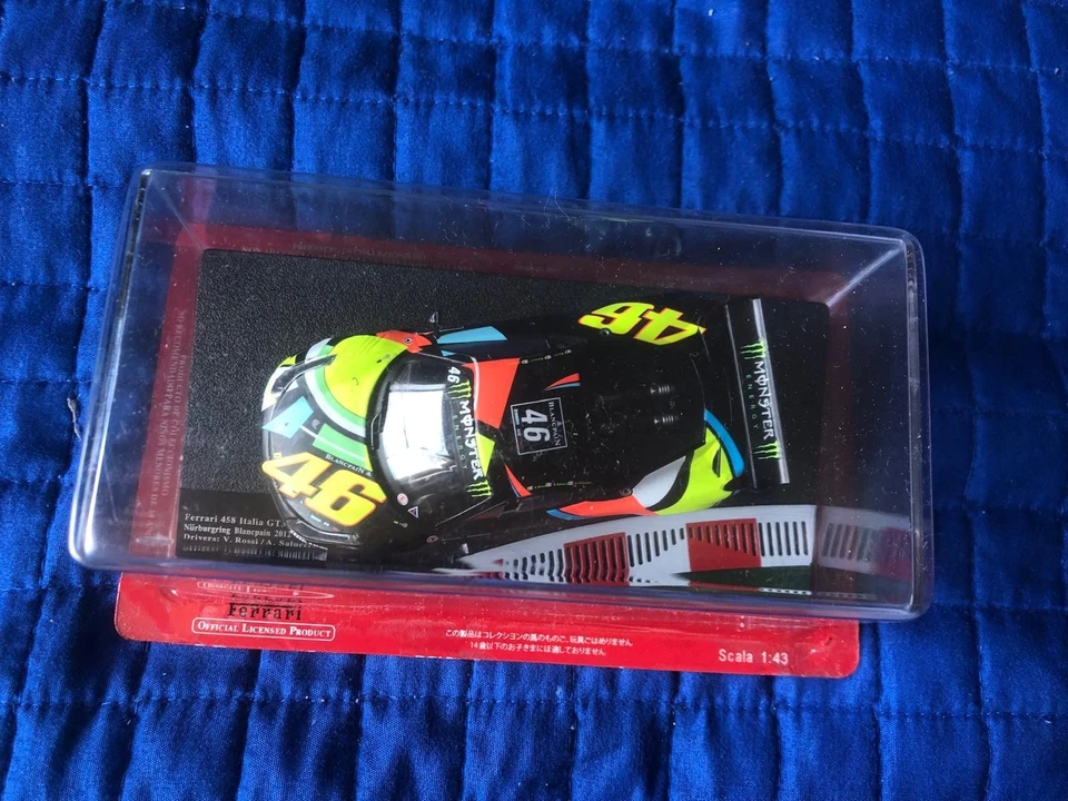 FERRARI 458 ITALIA GT3, NURBURGRING BLANCPAIN 2012, VALENTINO ROSSI, 1/43 - Immagine 3 di 4