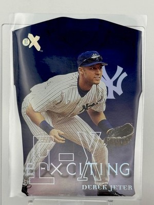 Derek Jeter 2000 Die-Cut Insert Skybox EX E-Xciting #7 of 10 XT Yankees HOF
