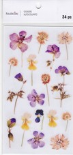 Colorful Flowers 2, scrapbook stickers, 4x7", Recollections 665115