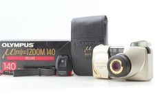 N MINT in Box Olympus mju stylus Zoom140 DLX DELUXE Film Camera From JAPAN