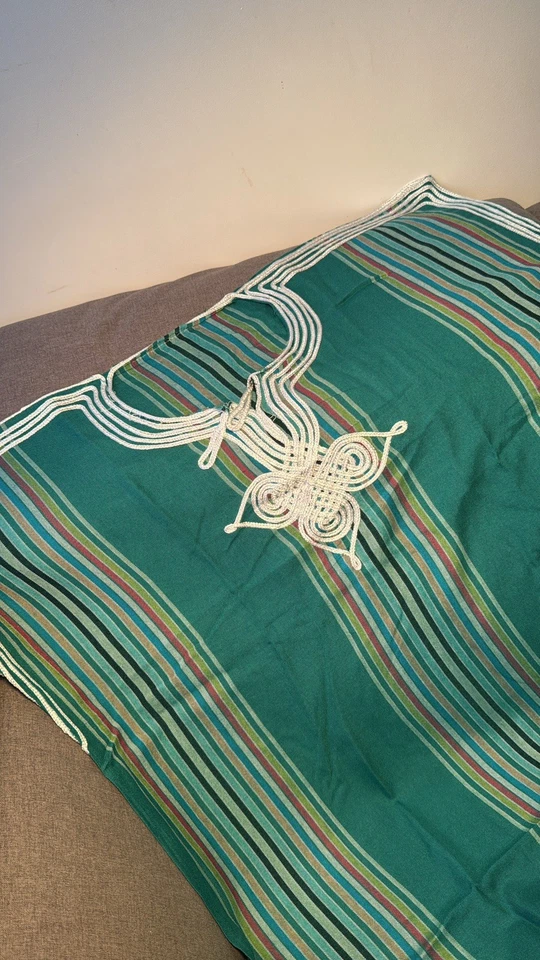 Gandoura marocaine verte - Photo 1/1