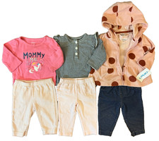 Baby Girl Outfits 3 Months Pants Bodysuits Jacket Hoodie Shirts Long Sleeve Lot