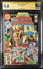 All Star Squadron 1 Cgc 9.8 SS Signature Series Signed Roy Thomas