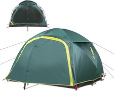 Tents Camping Waterproof Windproof Tent W/ Multi-Pole 3-5 Person Spacious Dome