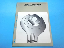 SERVICE  REPAIR MANUAL FOR STIHL TS 400 CUTOFF SAW     ---    BOX 2780 RR