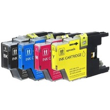 LC75 LC71 High Yield Ink Cartridges 4-Pack for Brother MFC-J280W MFC-J425W