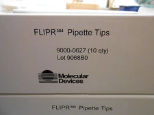 10 RACKS OF 384 MOLECULAR DEVICES FLIPR384 PIPETTE TIPS 9000-0627