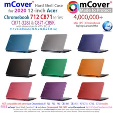 NEW mCover  Hard Shell Case for 2020 12" Acer Chromebook 712 C871 series Laptop