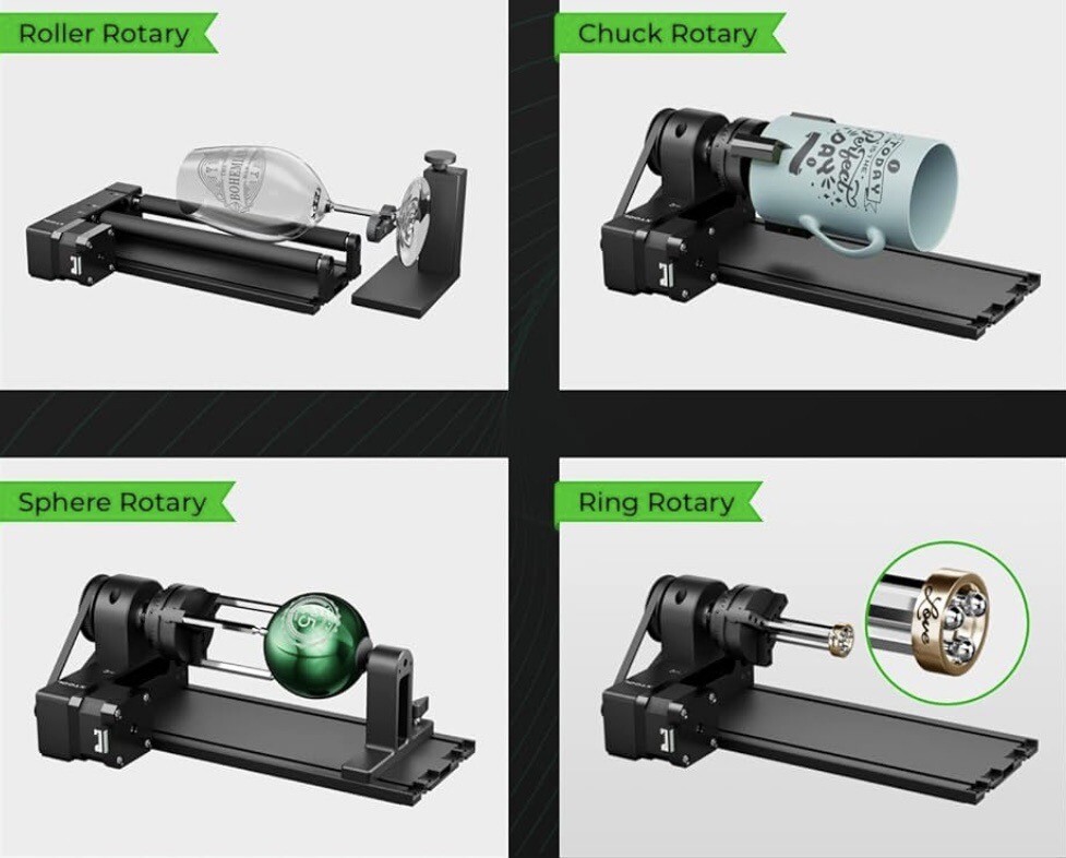 xTool M1 10W Laser Engraver Cutting Machine with Rotary