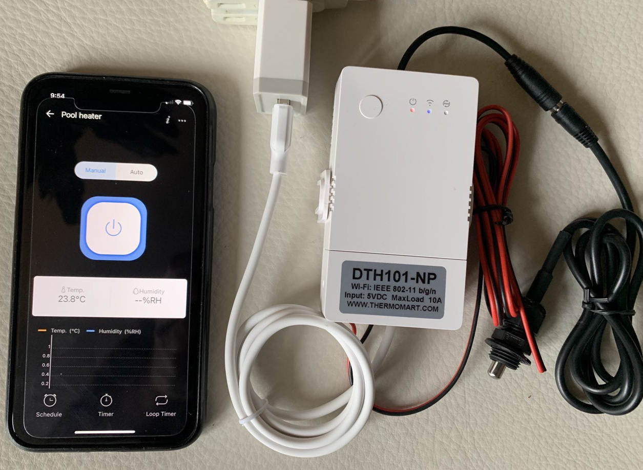 Wi-Fi Remote Gas pool Heater Thermostat/Timer Sauna program Temperature  Control | eBay