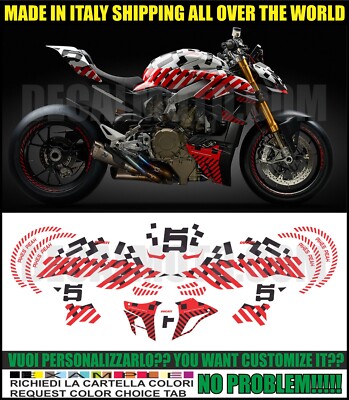 Stickers Streetfighter V4 Pikes Peak Dunne Set Suitable