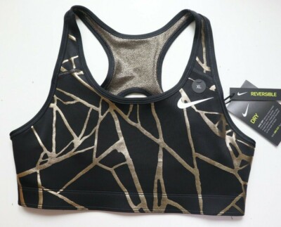 NIKE DRI FIT SPORT TRAINING WENDE BH SCHWARZ CU8444-078 KINDER MÄDCHEN L XL