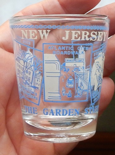 New Jersey The Garden State Souvenir 1 1/2 oz Shot Glass