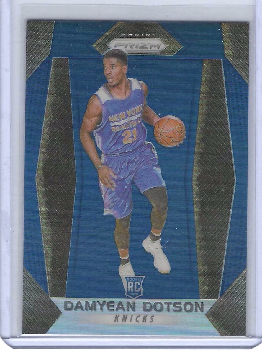 DAMYEAN DOTSON 2017-18 PANINI PRIZM BLUE ROOKIE RC #D 029/199