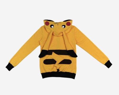 Pokemon Pikachu Adult Costume Unisex Halloween Hoodie Onesiee Handmade