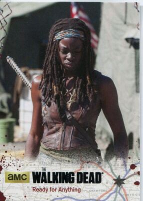 Walking Dead Season 4 Part 2 Black Parallel Base Card #07 Ready for Anything