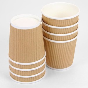 paper cup cups tea 250ml coffee brown ripple ply kraft 4oz insulated espresso indiamart