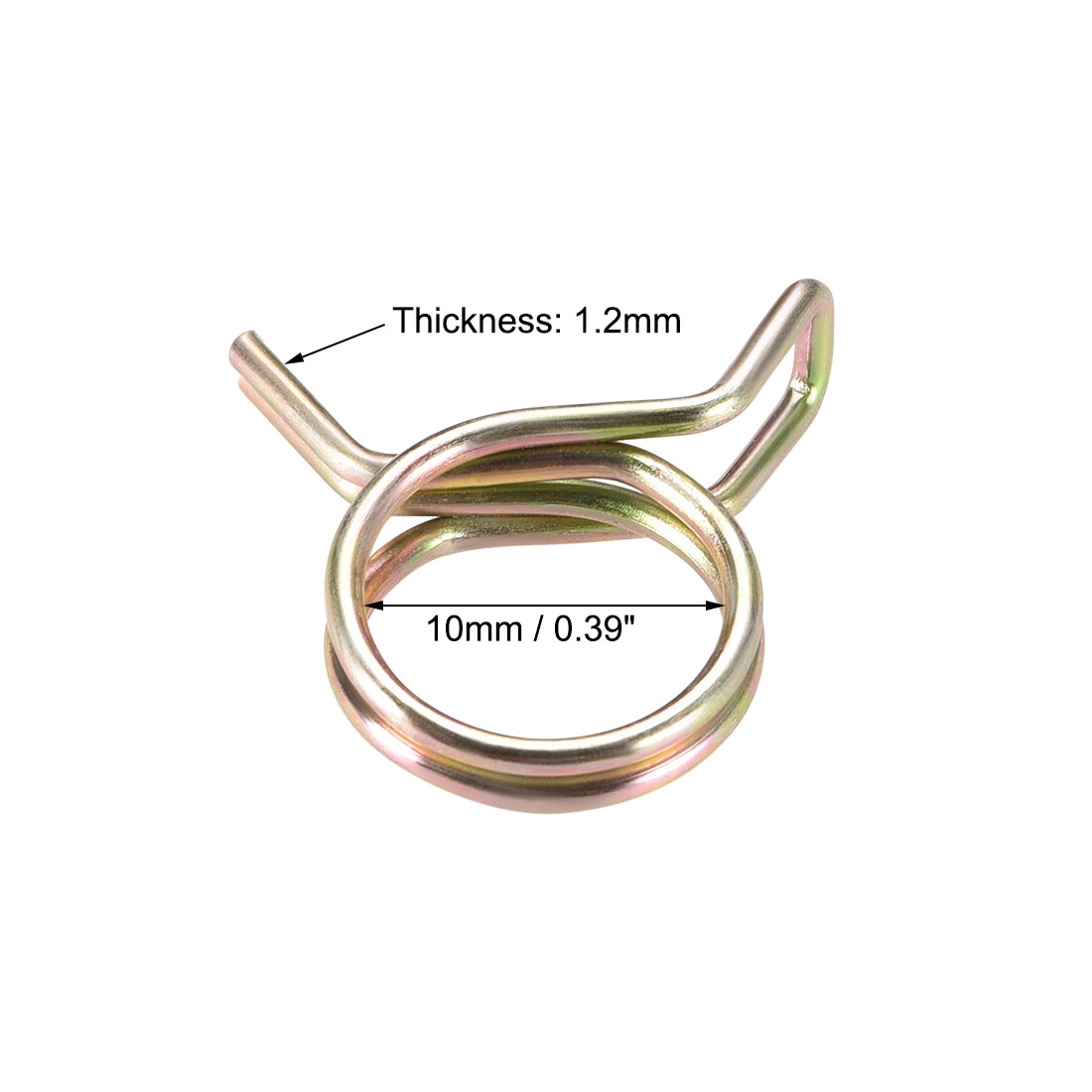 RESSORT PINCE HUILE Eau Tuyau Carburant Galvanisé Tuyau Pince Tuyau Carburant Galvanisé Tuyau 256430202162