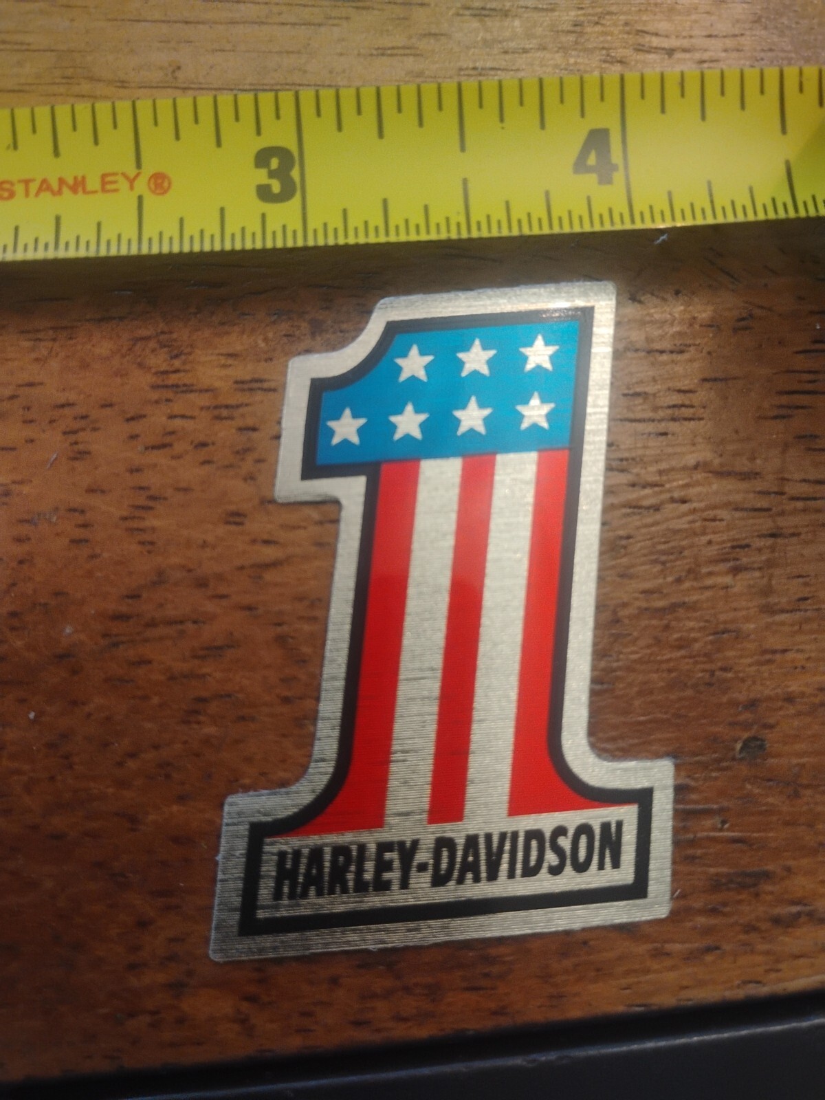 Vintage HARLEY DAVIDSON MOTOR CYCLE Decals Motorcycle Helmet Mirror Sticker #1