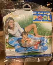 Intex 59405ep Inflatable Lil' Star Baby Pool 40in X 39in X 5in New Sealed 2011