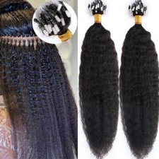 Yaki Micro Loop Ring Beads Link Hair Extensions 100 Remy Real Human Hair Thick
