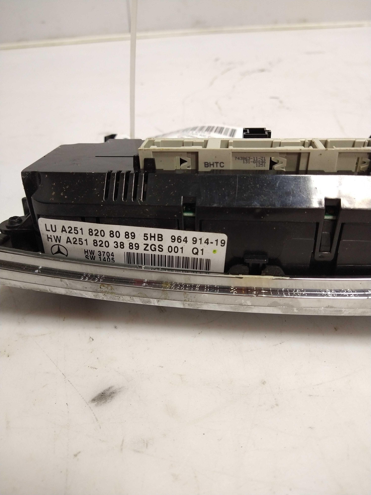 06 08 Mercedes ML350 ML500 Front 2 Zone Auto Temperature Controls