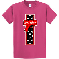 NEW Art Society SUPER DRIP Tee Shirt SANGRIA SMALL-4XLARGE MADE IN USA LIMITED