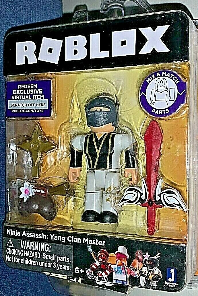 ROBLOX NINJA ASSASSIN: YANG CLAN MASTER 3 INCH FIGURE W/VIRTUAL