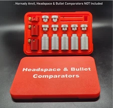 Hornady Bullet Headspace Anvil Comparator Storage Case Small