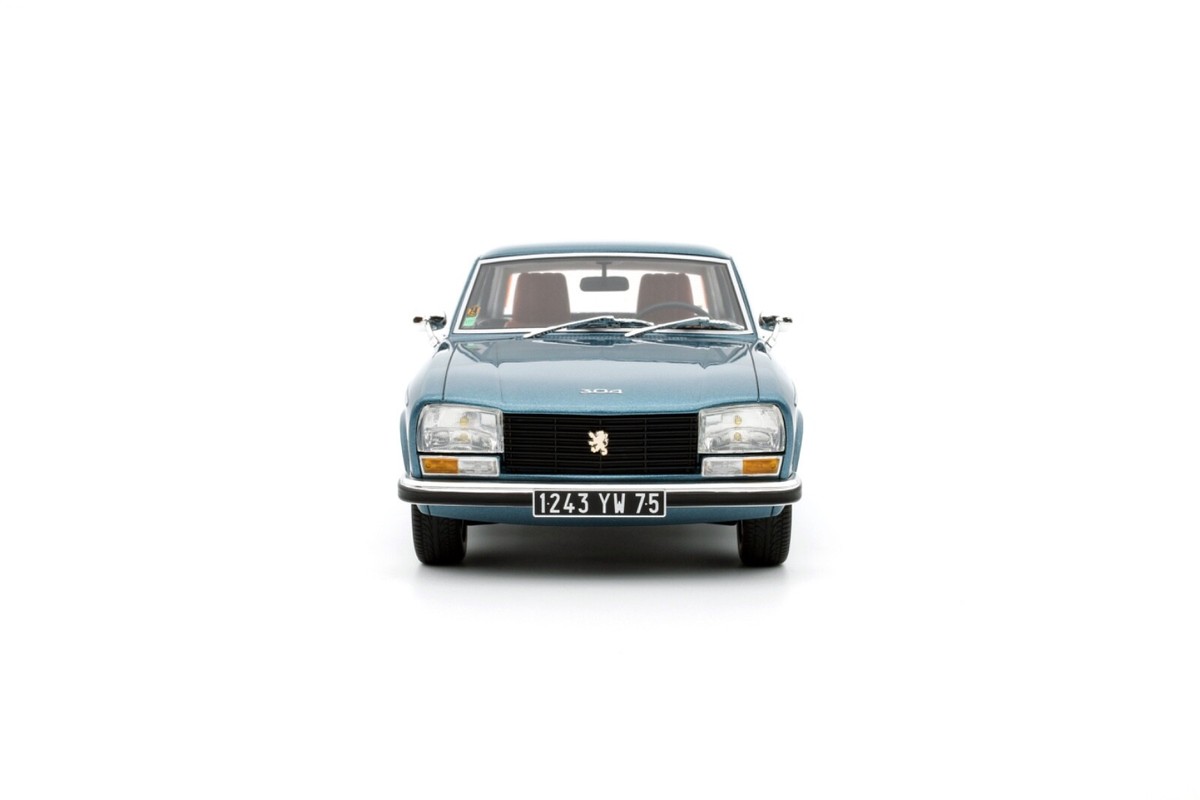 Otto 1/18 - Peugeot 304 S Coupe 1972 Metallic Blue Resin