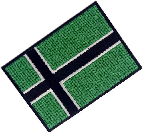 Bandiera Della Vinland Vichingo Emblema Leif Erikson Termoadesiva