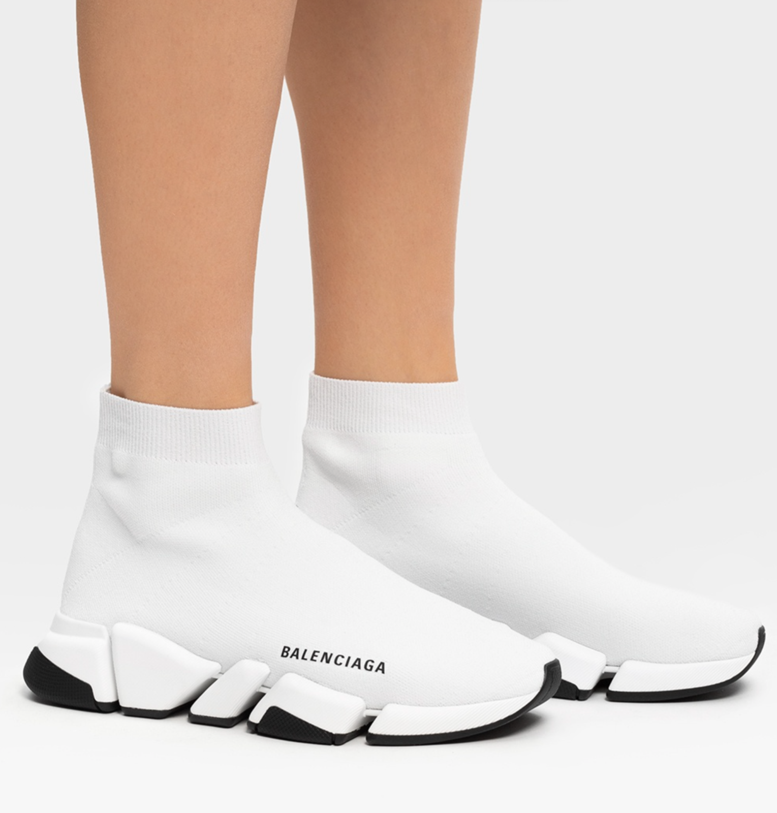 Balenciaga Speedy Trainer 2.0 Sock Sock Sneakers - Grey Sneakers, Shoes -  BAL190363