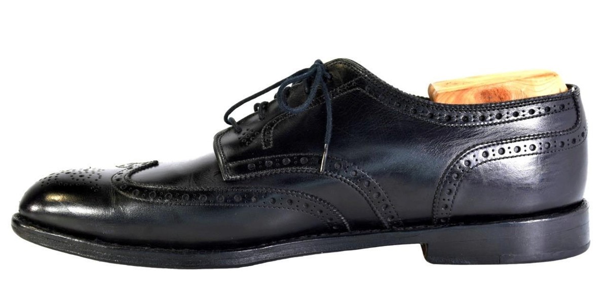 Alden Wing Tip Blucher Style 967 Calfskin Shoes 8.5 US, 42