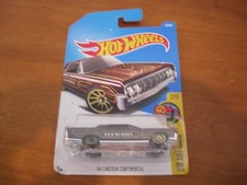 2015 Hot Wheels '64 Lincoln Continental 15/365 HW ART CARS 2/10 DTX89 A31