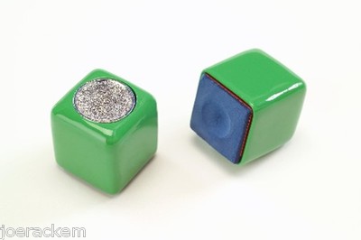 New Chalker - Tip Scuffer - Green Chalk Holder - 1 Piece Masters Chalk Included