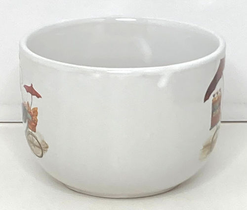 Happy Chef on the Bicycle Ceramic Coffee Mug 16oz by Trisa - Picture 9 of 12