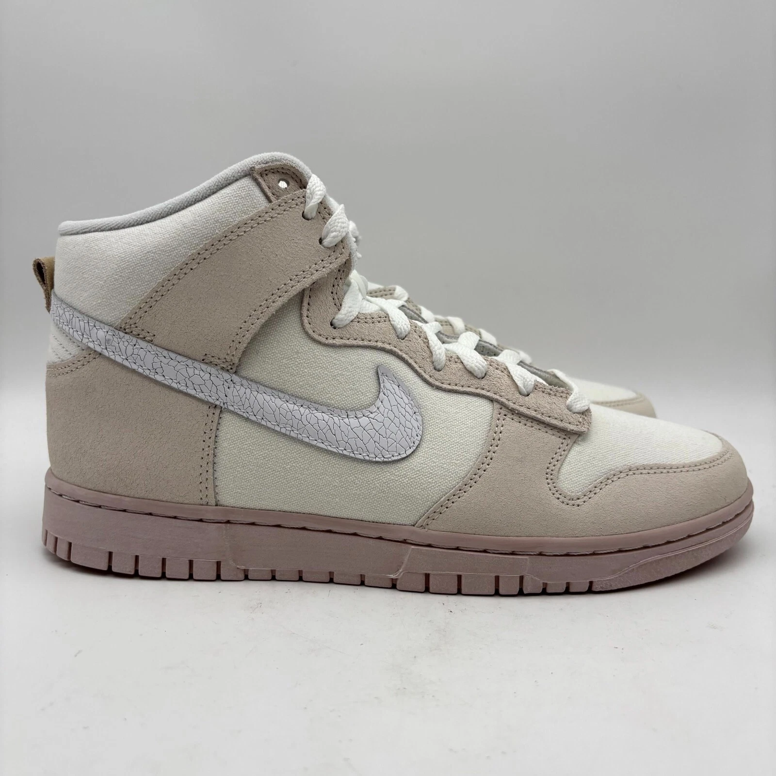 Scarpe da ginnastica Nike Dunk High Retro PRM in pelle screpolata taglia 9 5 da uomo DV0822 100