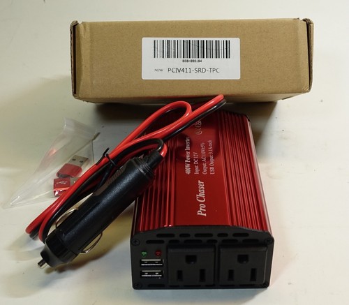 400W Power Inverters for Vehicles - DC 12v to 110v AC Car Inverter Converter - Picture 2 of 5