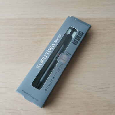 Uni Kuru Toga Metal 0.5mm Mechanical Pencil M5-KH Phantom Grey NEW from japan
