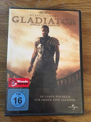 Gladiator Russell Crowe Single DVD edition Wendecover 