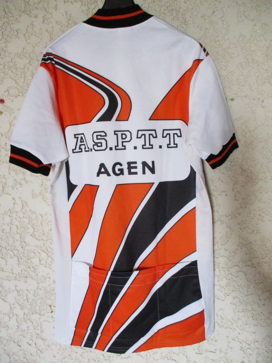 Maillot Cycliste Vintage A.S.P.T.T. AGEN – La Poste – Taille 5 – Burdigala Sport