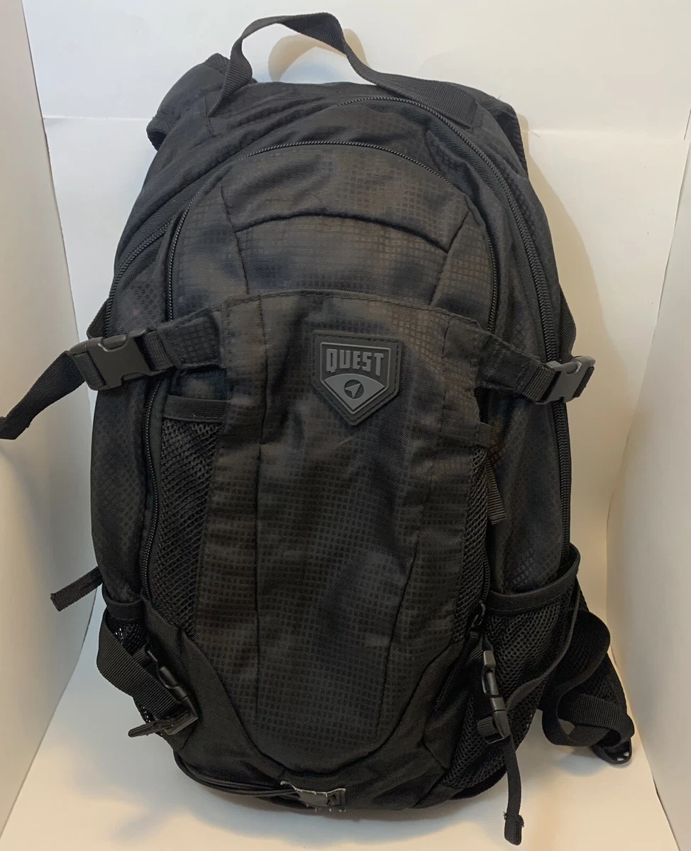 QUEST Bladder Hydration Pack Backpack 2 Liter Black Bag Hiking | eBay