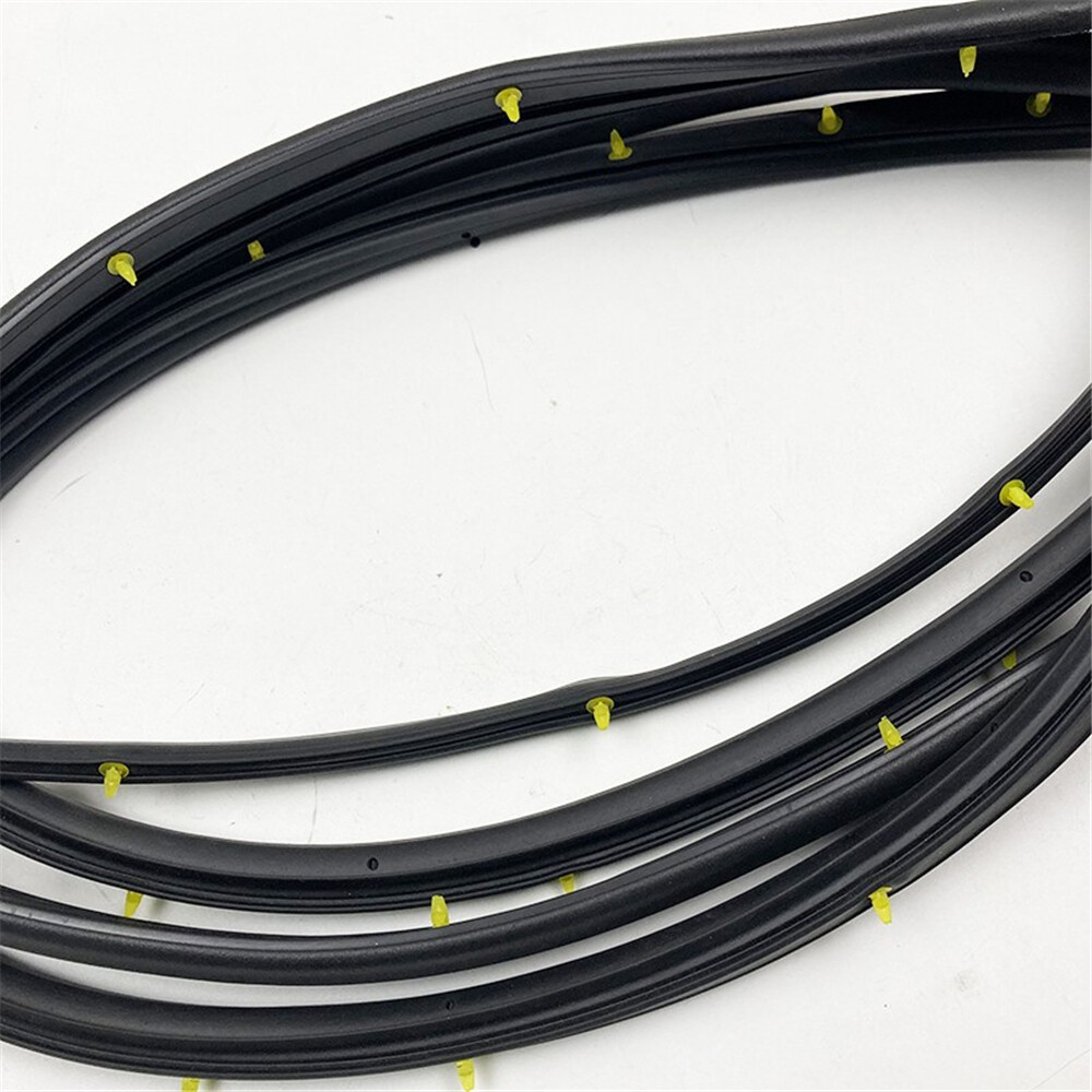 4 PCS Car Door Silence Weatherstripping Seals For 2008 2013 Honda