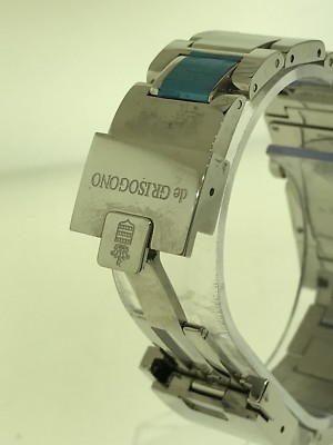DE GRISOGONO TINO ACIER DIAMOND LADIES WATCH N02/B NEW WITH  display picture 1