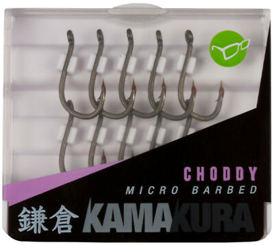 Korda Haken für Karpfenrigs Kamakura Choddy Hooks Angelhaken Einzelhaken Karpfen