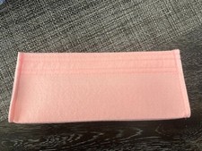 SAMORGA Chanel Small Classic Double Flap Bag Pink Felt Organizer Insert 1.2 mm