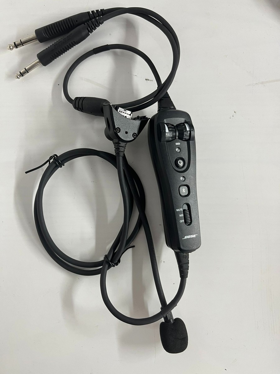 Bose A20 Headset Control Module GA Dual Plug Bluetooth Cable with