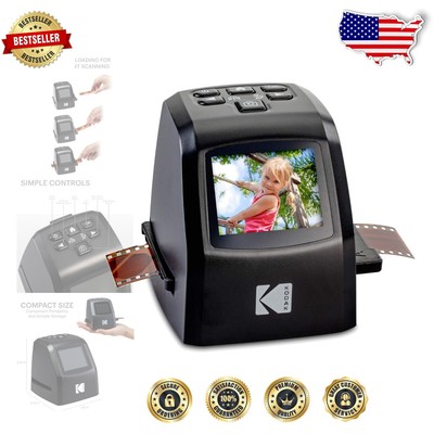 All-in-One Digital Slide & Film Scanner with 22MP Resolution and Adapters