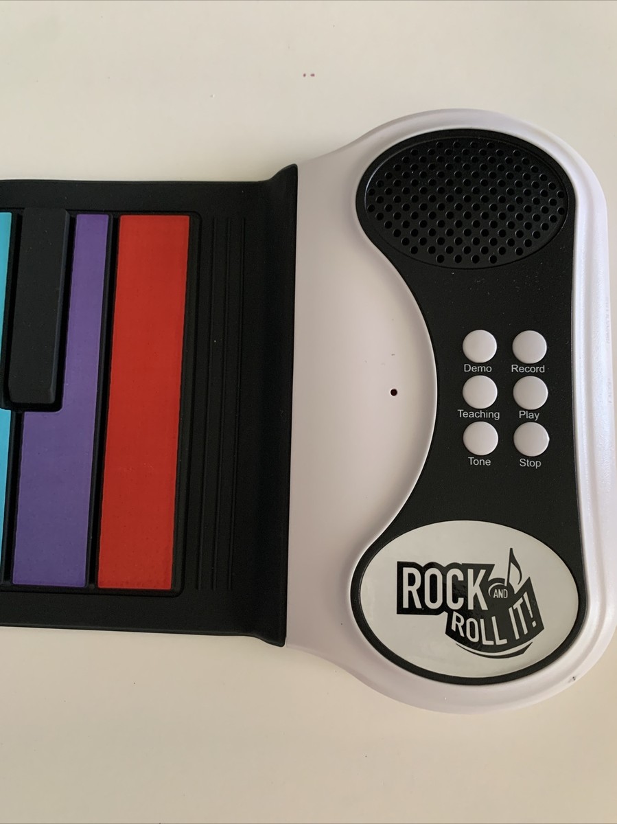 Roll Up Piano ROCK AND ROLL IT Rainbow Keys | eBay